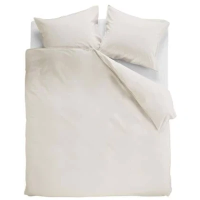 Afbeelding van Ambiante Cotton Uni dekbedovertrek Effen Tweepersoons 200x200/220 Gebroken wit