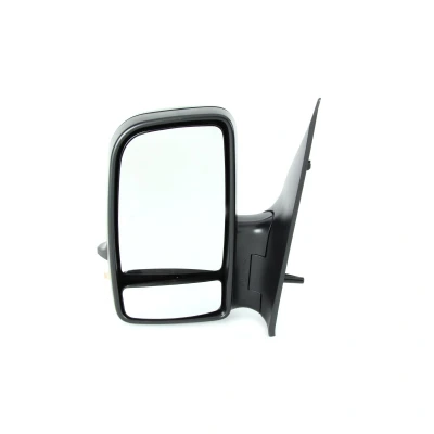Afbeelding van Buitenspiegel Tyc 321 0106 Links Zwart Bol vormig, Te verwarmen, Korte spiegelarm, voor elek. spiegelverstelling MERCEDES BENZ: Sprinter 3.5 T Van