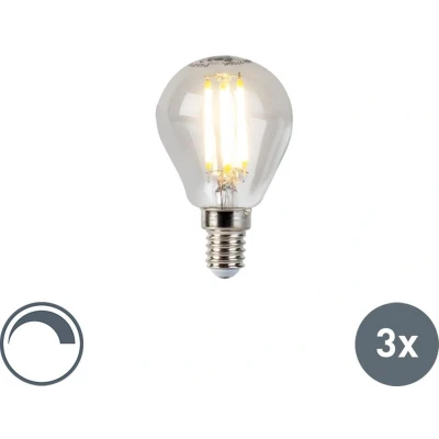 Afbeelding van LUEDD Set van 3 E14 dimbare LED kogellampen P45 5W 470 lm 2700K