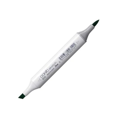 Image de COPIC Sketch Marqueur type G 14 pinceau professionnel vert pomme avec une pointe Super Brush et moyenne