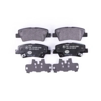 Afbeelding van HELLA 8DB 355 020 371 Remblokkenset Met akoestische slijtagewaarschuwing SSANGYONG: Tivoli Off Road, XLV Korando IV Road