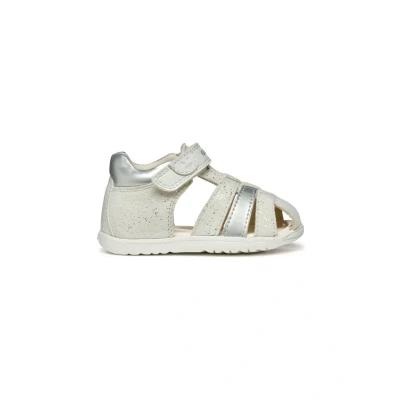 Afbeelding van Geox B Sandal Macchia Gir, sandalen voor meisjes, Wit Zilver