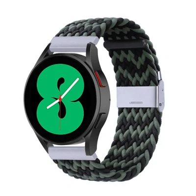 Afbeelding van Garmin Approach S12 / S40 S42 Braided nylon bandje Groen zwart