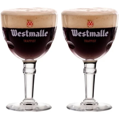 Afbeelding van Westmalle Bierglas Trappist 330 ml 2 stuks