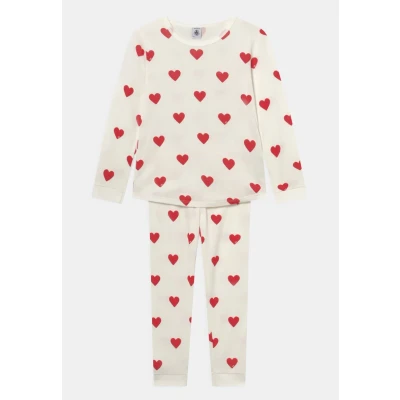 Afbeelding van Petit Bateau Massue Pyjama voor kinderen, Maat: 152, Marshmallow/terkuit