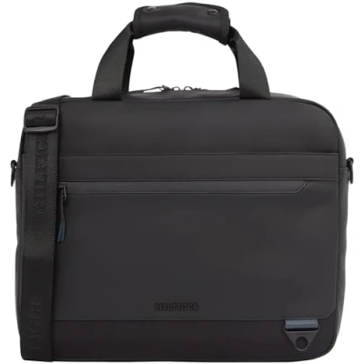 Afbeelding van Tommy Hilfiger Seasonal Computer BAG Laptoptas, Heren, Maat: One Size, Black