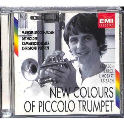 Afbeelding van Markus Stockhausen, Detmolder Kammerorchester, Christoph Poppen ‎ New Colours Of Piccolo Trumpet