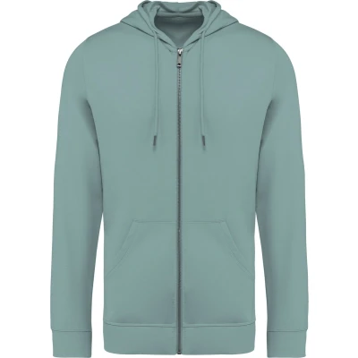 Afbeelding van Native Spirit Heren sweater met capuchon en rits NS426 Jade Green