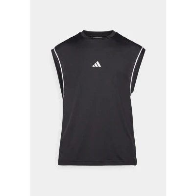 Afbeelding van adidas Performance Basketball Allworld Sleeveless Sport Tshirt, Heren, Maat: 3XL, Black
