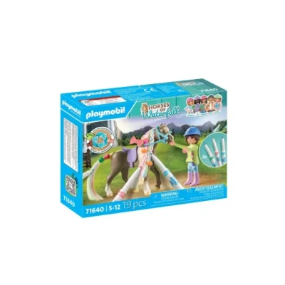 Afbeelding van PLAYMOBIL Horses of Waterfall Paardenset met stiften 71640