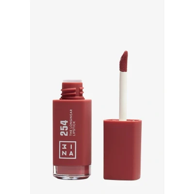 Afbeelding van 3ina THE Longwear Lipstick Vloeibare lippenstift, Maat: 6.5 ml, 254 dark pink nude