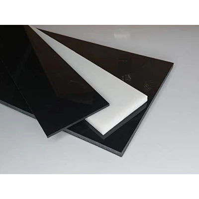 Afbeelding van Pom C Acetal plaat 500 x 100 10 mm zwart Delrin Coupe Alt intech®