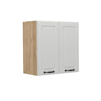 Afbeelding van Vicco Hangkast R Line, Wit Landhuis/Krachtige eik goud, 60 cm
