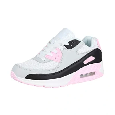 Afbeelding van Elara Low top sneakers voor dames, Grijs/Roze