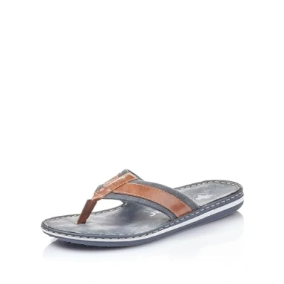 Afbeelding van Rieker heren sandalen 21095, Peanut Navy 21095 24
