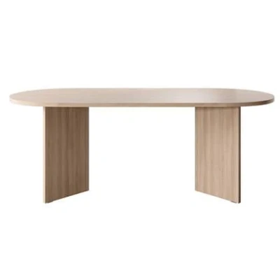 Afbeelding van Selsey Ovo Tafel 204 cm Eiken Linberg
