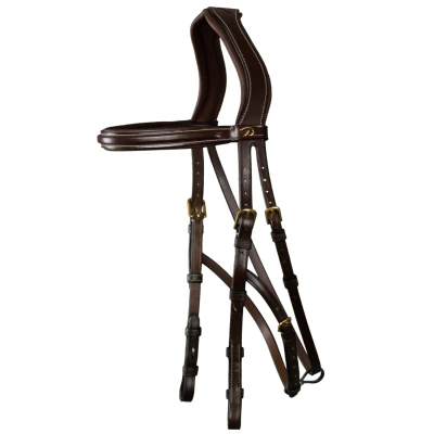Image de Dyon Bride Hackamore Marron Cob