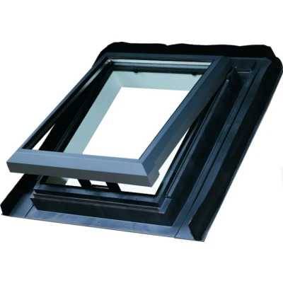 Afbeelding van Ubbink Purilan euro dakraam grijs dubbel glas INCLUSIEF pan indekdeel 490 x 600mm