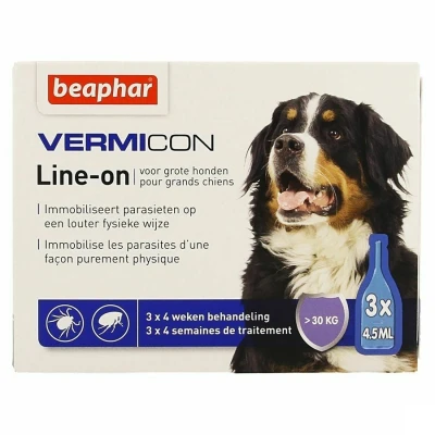 Afbeelding van Beaphar Vermicon Line on Grote Hond 3 X 4,5 Ml