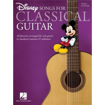 Image de Disney Songs For Classical Guitar Tab.