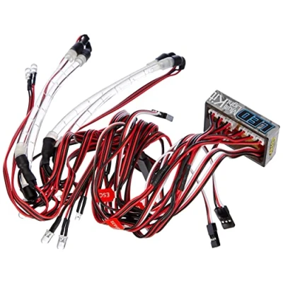 Afbeelding van Carson 500906153 Drift LED verlichtingseenheid, gereduceerde modellen, accessoires voor radiografisch bestuurbare auto&#039;s, RC Tuning