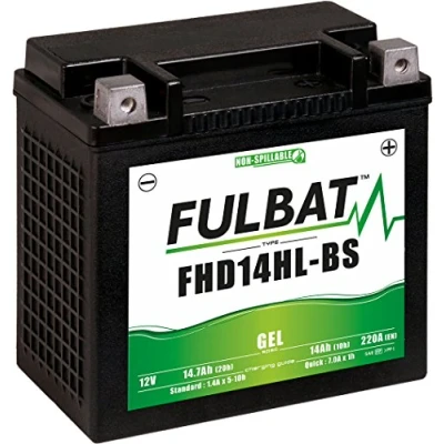Image de Batterie fhd14hl bs fulbat 12v14ah lg150 l87 h145 (gel sans entretien) activee usine