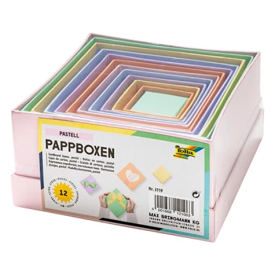 Image de Folia boîte en carton (12 pièces) pastel