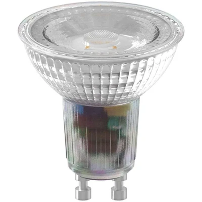 Afbeelding van LED spot SMD zilverkleurig GU10 Transparant Glas Calex