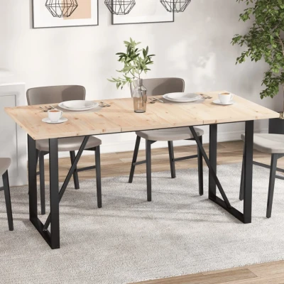 Afbeelding van Tafelbladen 3 st rechthoekig 80x53x2,5 cm massief grenenhout