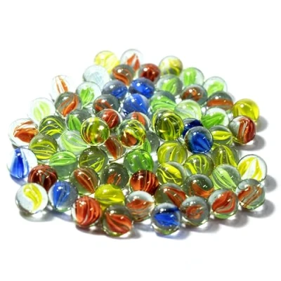 Afbeelding van ARSUK ks kleurrijke glazen ks, kattenoog glas worden geleverd in een zak voor kinderfeest speelgoed cadeau spelen ring muur spelletjes (40 stuks ballen)