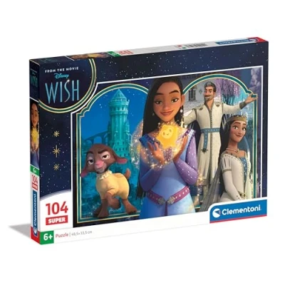 Afbeelding van Clementoni Puzzel Super 104 Stukjes Wish Disney Kinderpuzzel