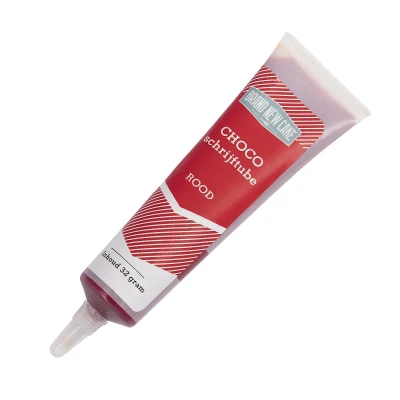 Afbeelding van BrandNewCake Choco Schrijftube Rood 32g