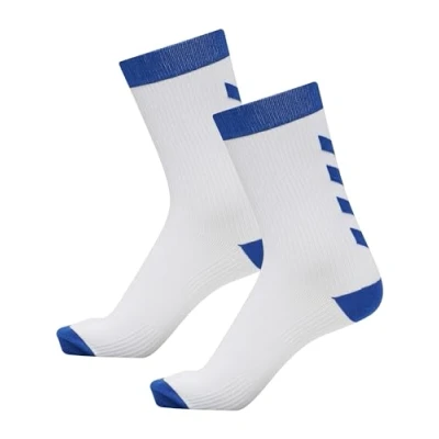 Afbeelding van Hummel 2 PACK Sokken, Heren, Maat: 43 46, White true blue
