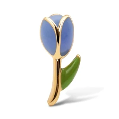 Afbeelding van Singularu TULIPÁN Enkele oorbel goldcoloured, Dames, Maat: One Size, Gold coloured