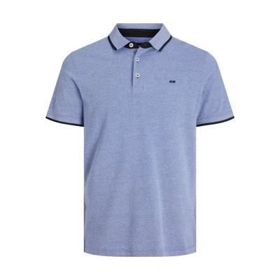 Afbeelding van Jack &amp; Jones Epaulos SS NOOS Poloshirt, Heren, Maat: XXL, Bright cobalt