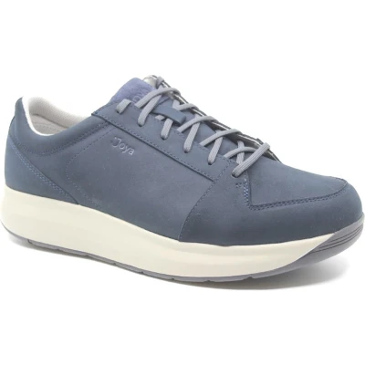 Afbeelding van Joya, OLIVER D. Blue, JY528A, Donker blauwe heren sneakers met rits