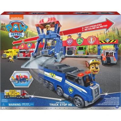 Afbeelding van Paw Patrol Big Truck Pups Highway Rescue Hoofdkwartier + Licht En Geluid