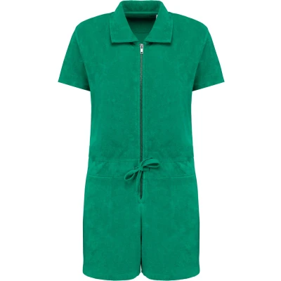 Afbeelding van Native Spirit Ecologisch badstof jumpsuit voor dames NS5002 Malachite Green