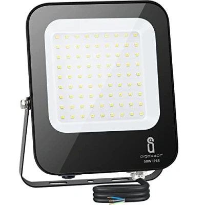 Afbeelding van Aigostar led buitenspot, 50 W, ultraheldere spot, 4700 lm, IP65 en IK07 bescherming. 6500 K binnen buitenspot. Ideaal voor binnenplaats, tuin, garage, dak (energieklasse F)