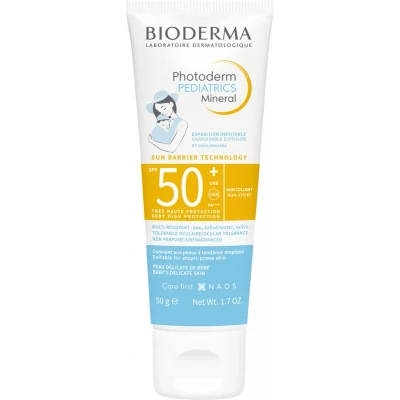 Afbeelding van Bioderma Photoderm Pediatrics Mineral SPF50+ 50gr Crème 50 gr