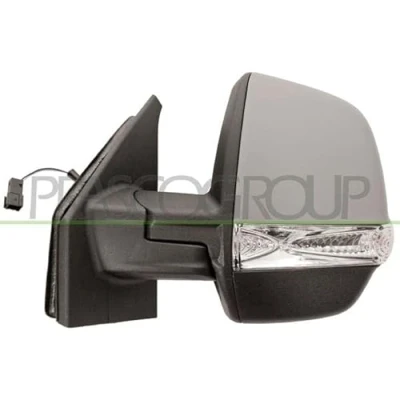 Afbeelding van Buitenspiegel Prasco FT9107144 Links Met grondlaag Manueel Van binnen instelbaar FIAT: Doblo II Box Body / Estate, Platform/Chassis