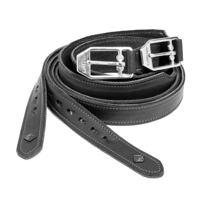 Image de LeMieux Étrivières Vector Pro Cuir Noir 160cm