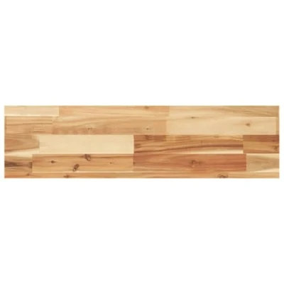 Afbeelding van Tafelblad rechthoekig 100x20x4 cm massief acaciahout