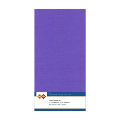 Afbeelding van Vierkant Violet Linnenkarton 10 stuks