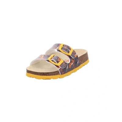 Afbeelding van superfit Fussbettpantoffel, sandalen voor jongens, Grijs Oranje 2060