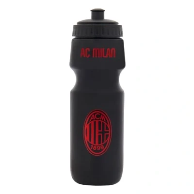 Afbeelding van AC Milan Sportfles van kunststof met logo, 700 ml, BPA vrij, officieel product, zwart