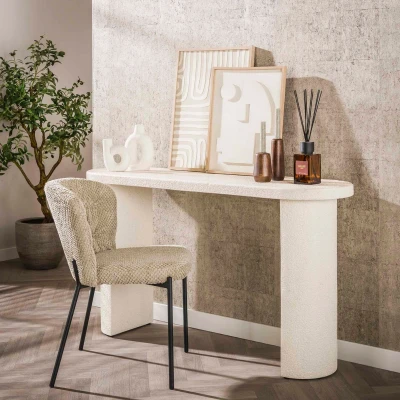 Afbeelding van Katie kap/haltafel arch stone marmer composiet