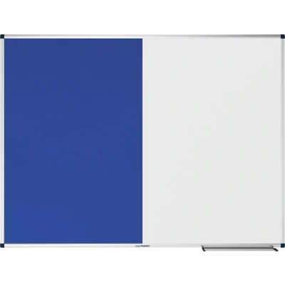 Afbeelding van Combibord Legamaster UNITE blauw vilt whiteboard 90x120cm