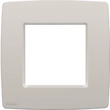 Afbeelding van Niko Enkele afdekplaat, kleur Original light grey
