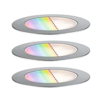 Afbeelding van Paulmann 94752 Verlichtingssysteem Plug&amp;Shine LED buiteninbouwlampen (basisset) 6 W Warmwit RVS